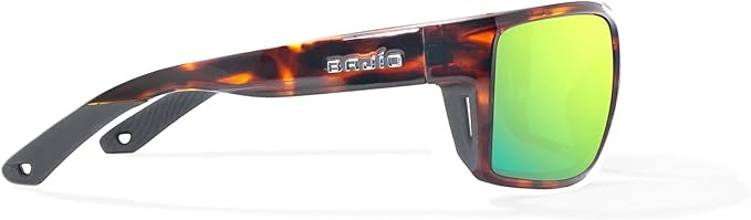 Bajio Bales Beach Polarized Sunglasses – Full Wrap – Large Fit Green Mirror Glass