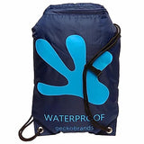 Geckobrands Drawstring Waterproof Backpack Navy