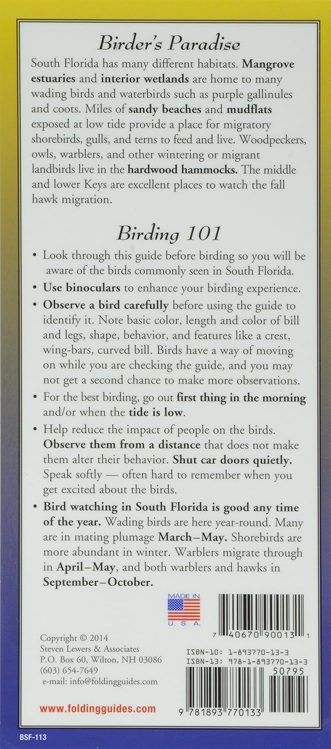 Birds of South Florida: Folding Guide (Foldingguides)