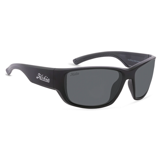 Hobie Eyewear Bluefin Float Sunglasses Satin Black / Grey Cobalt