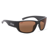 Hobie Eyewear Bluefin Float Sunglasses Satin Black / Sea Green Mirror