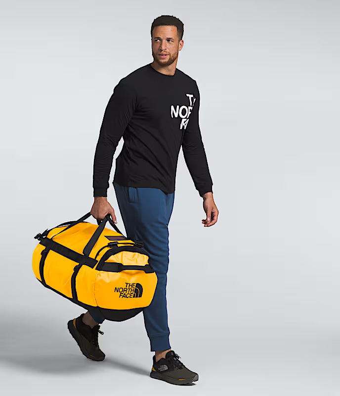 The North Face Base Camp™ Duffel—L Summit Gold/TNF Black Duffel Bag