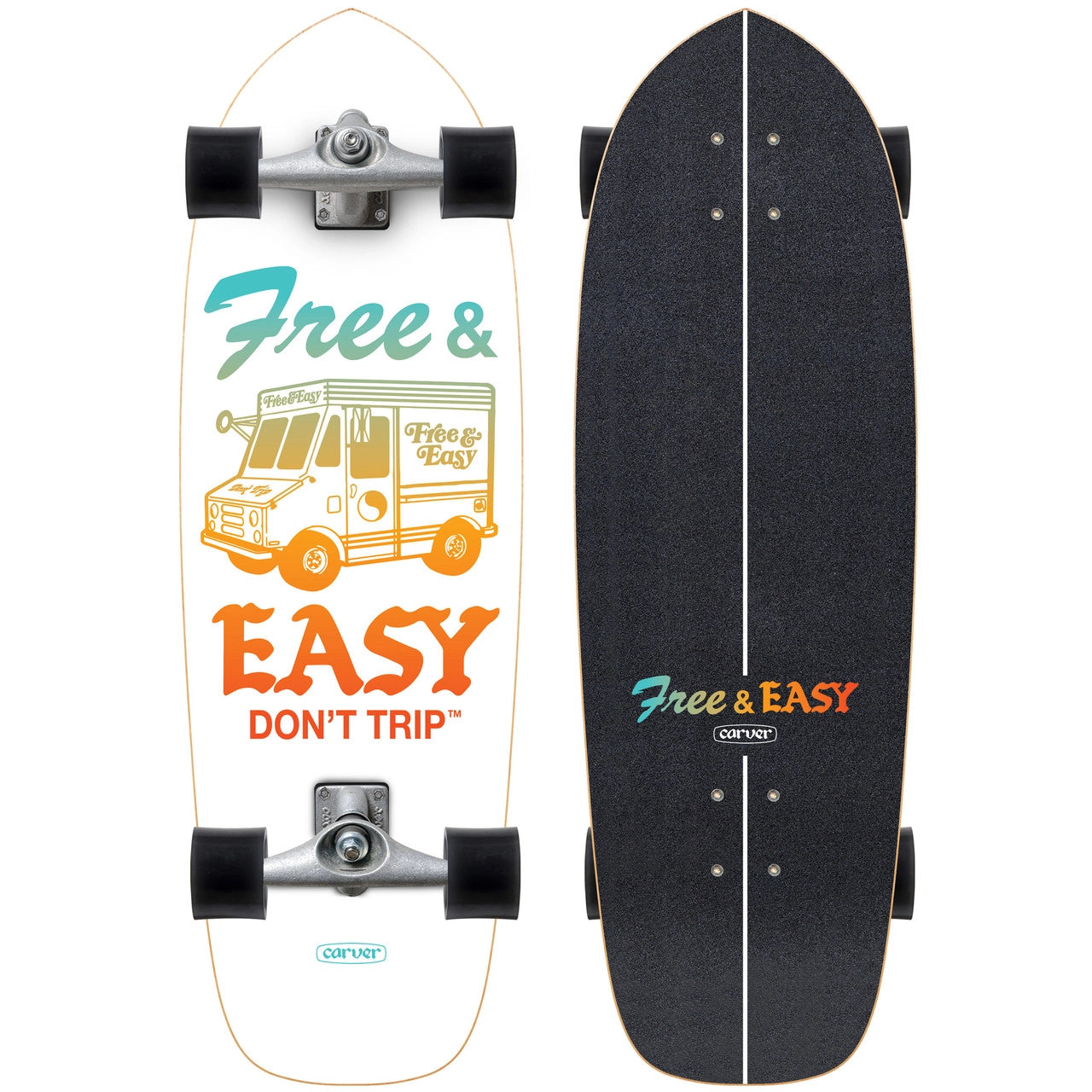 Carver x Free & Easy CX Raw 30.75'' Paleta Surfskate Complete