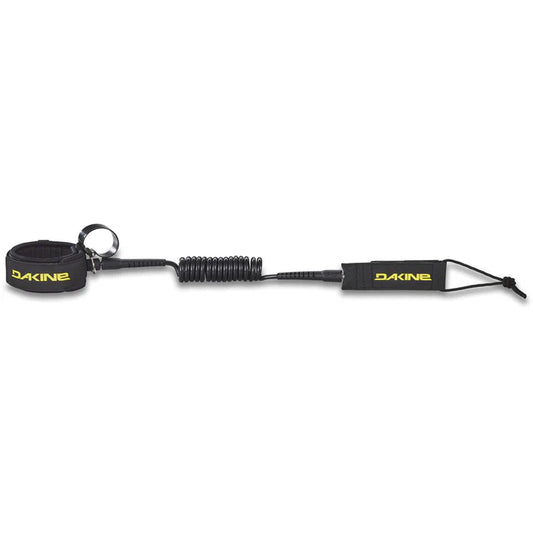 Dakine Coiled Foil w/Easy Clip Leash-Black-5' x 1/4"