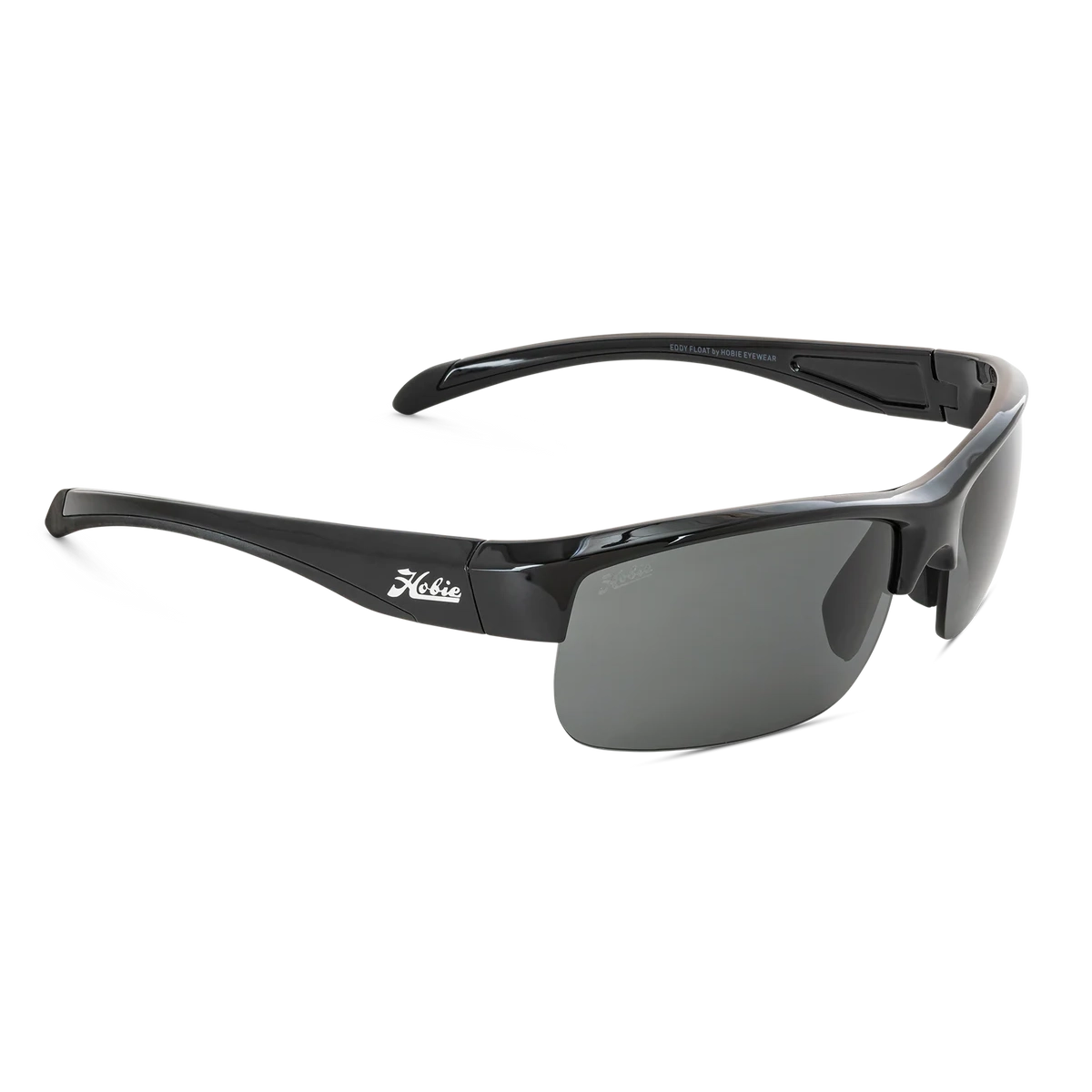 Hobie Eyewear Eddy Float Sunglasses Shiny Black / Grey