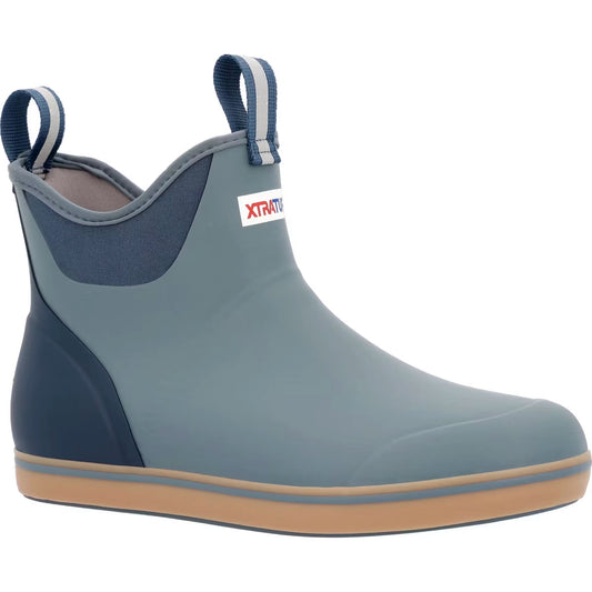 XtraTuf Men's Wheelhouse Ankle Deck Boots - Stormy Blue