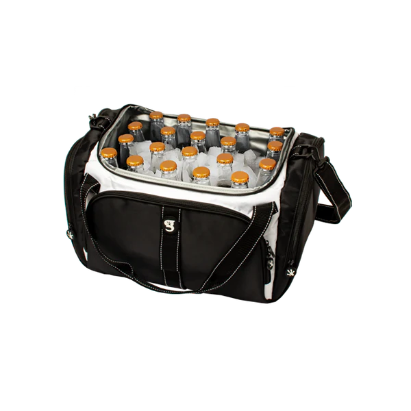 Geckobrands Duffel Cooler  Fits 30 Cans, 24 Slim Cans, or 22 Bottles