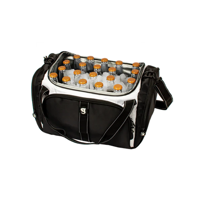 Geckobrands Duffel Cooler  Fits 30 Cans, 24 Slim Cans, or 22 Bottles