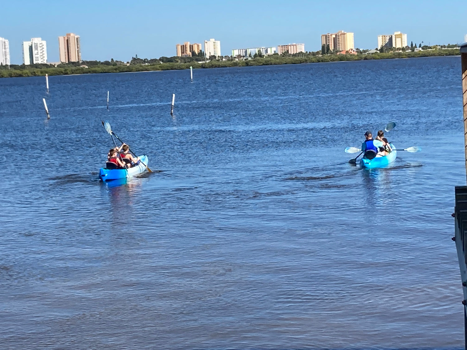 Kayaking With Family