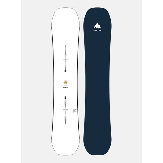 Men's Burton Custom Camber Snowboard white