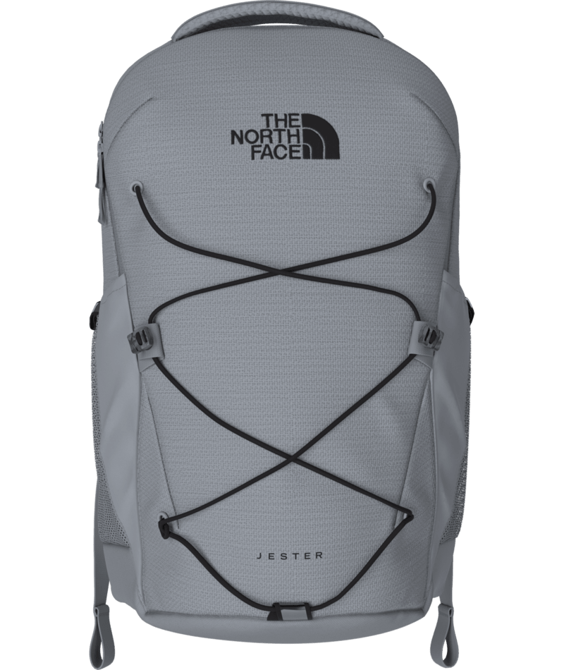 The North Face Jester Backpack - 28L - Mid Grey Dark Heather/TNF Black-NPF