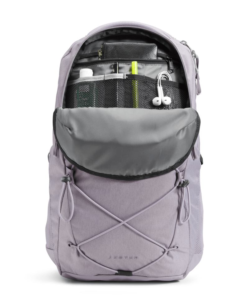 The North Face Women’s Jester Backpack - 27L - Minimal Grey Dark Heather/Minimal Grey-NPF