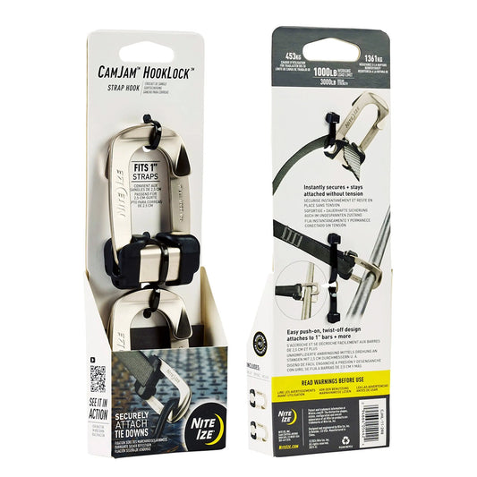 Nite Ize CamJam Hooklock Strap Hook Large 2 pk