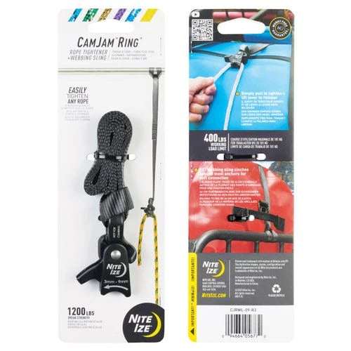 Nite Ize CamJam Ring Rope Tightener and Webbing