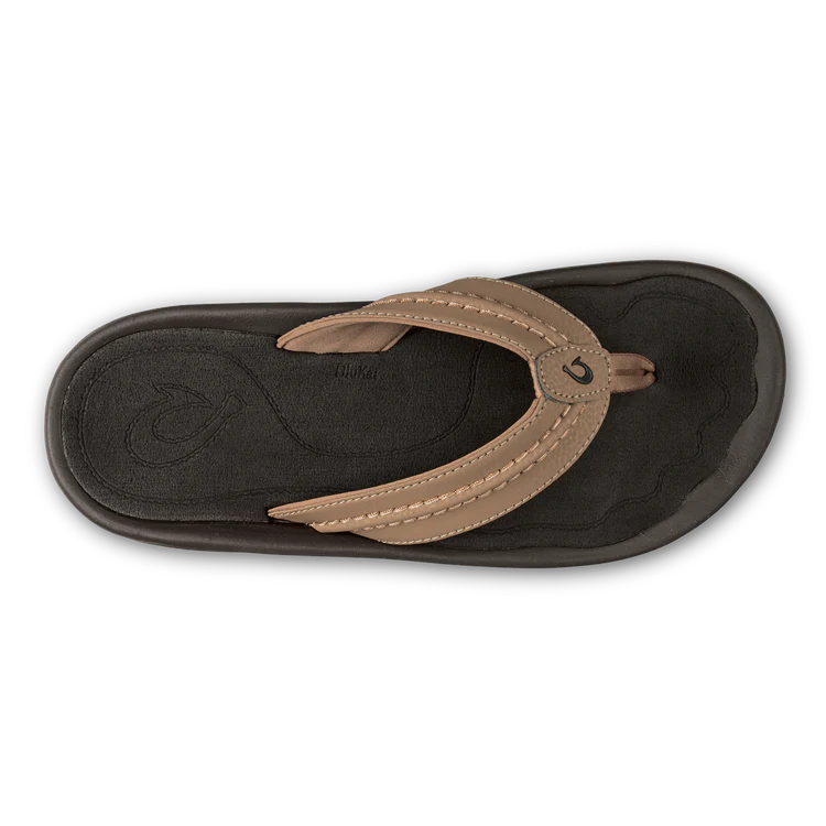 OluKai Hokua Men’s Quick-Drying Beach Sandals tan