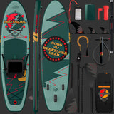 Retrospec Grateful Dead Weekender Plus Inflatable Stand Up Paddle Board Kayak Hybrid 10'6"