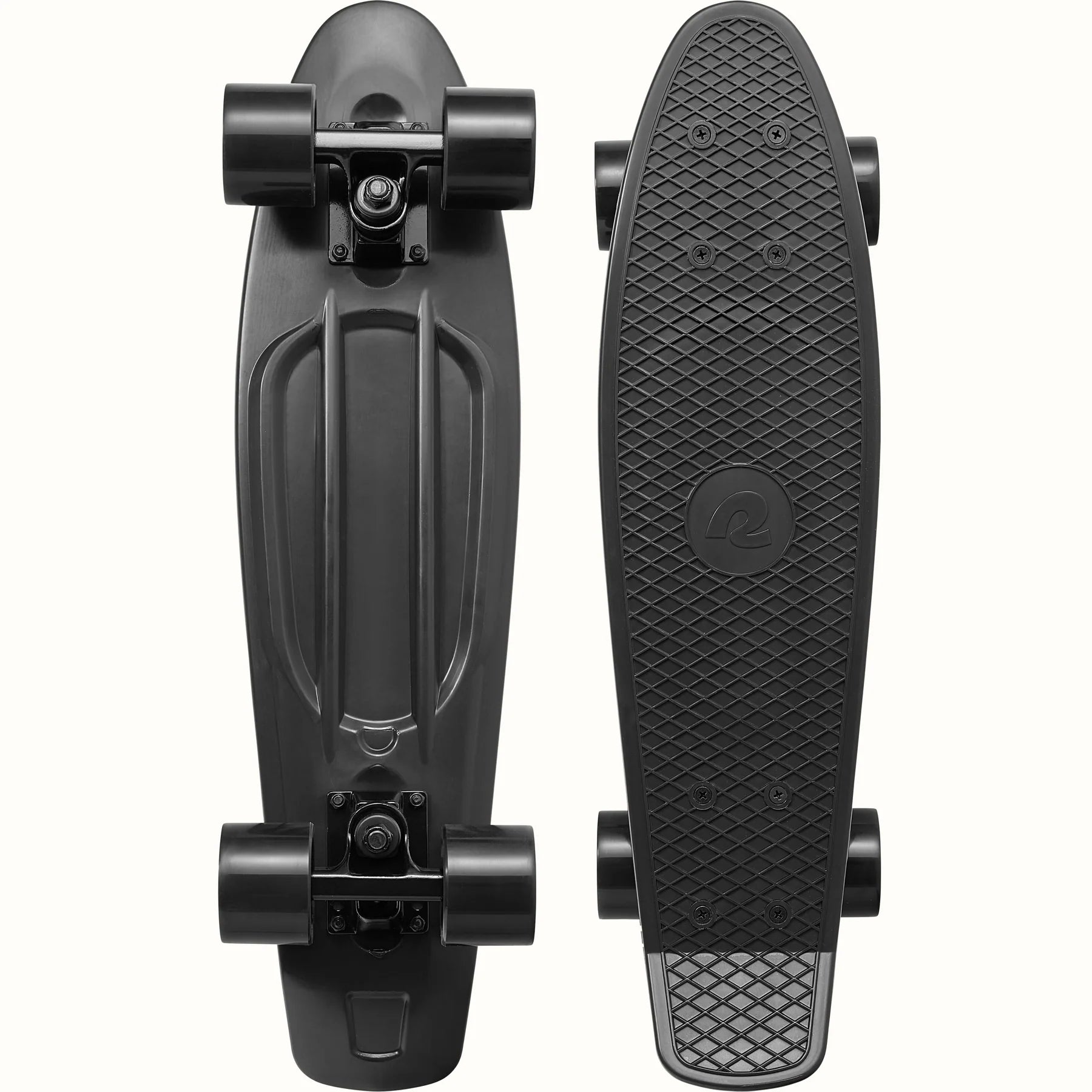 Retrospec Quip 22.5"/27" Mini Cruiser Skateboard  black