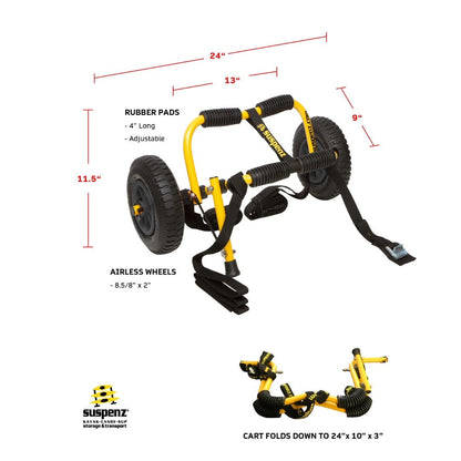 Stowable Kayak "SK" Airless Cart (SHIPS MID OCT 2026)