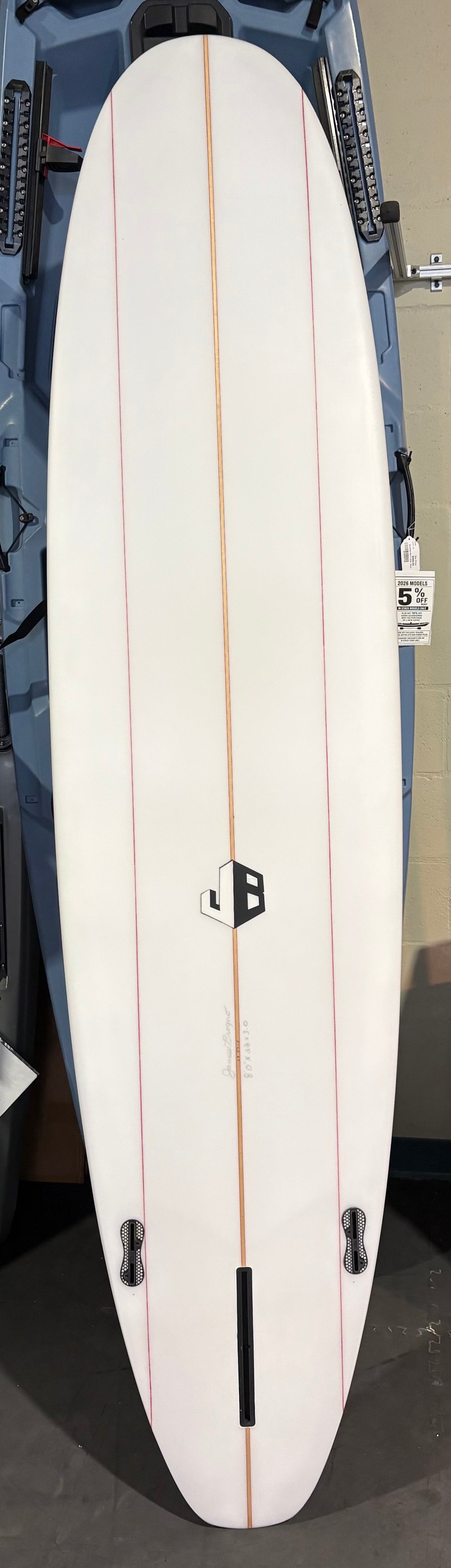 Shapes 8'0 Clear Red