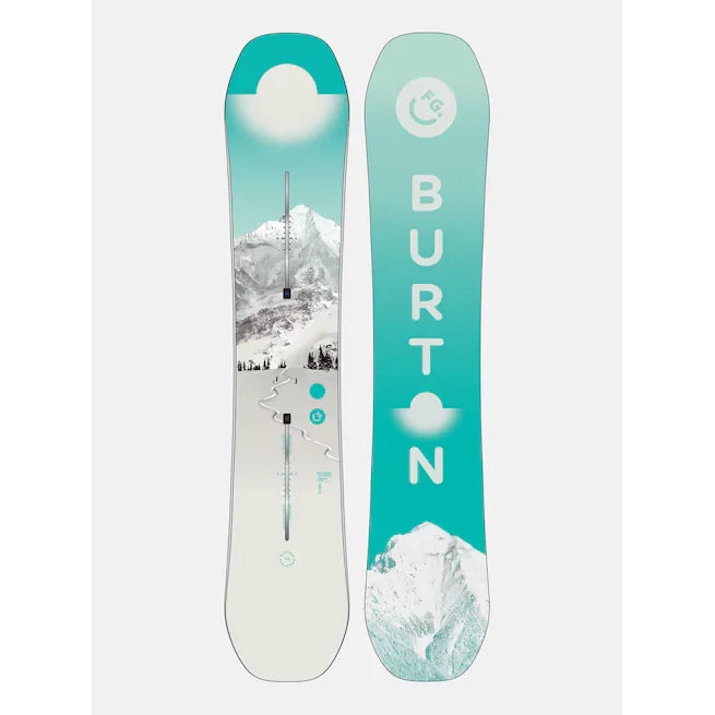 Women's Burton Feelgood Camber Snowboard first tracks