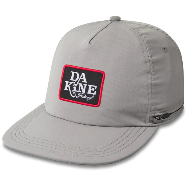 Dakine Abaco Curved Bill Hat with Neck Cape Griffin Grey l-xl