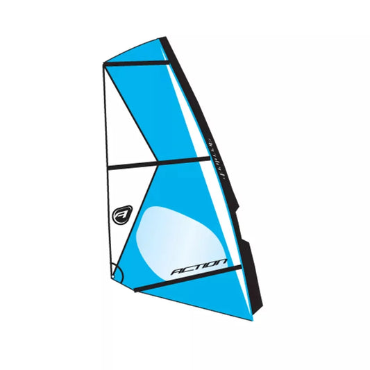Aerotech Sails Aerotech Action Sail Blue Windsurfing Sail – Image 2