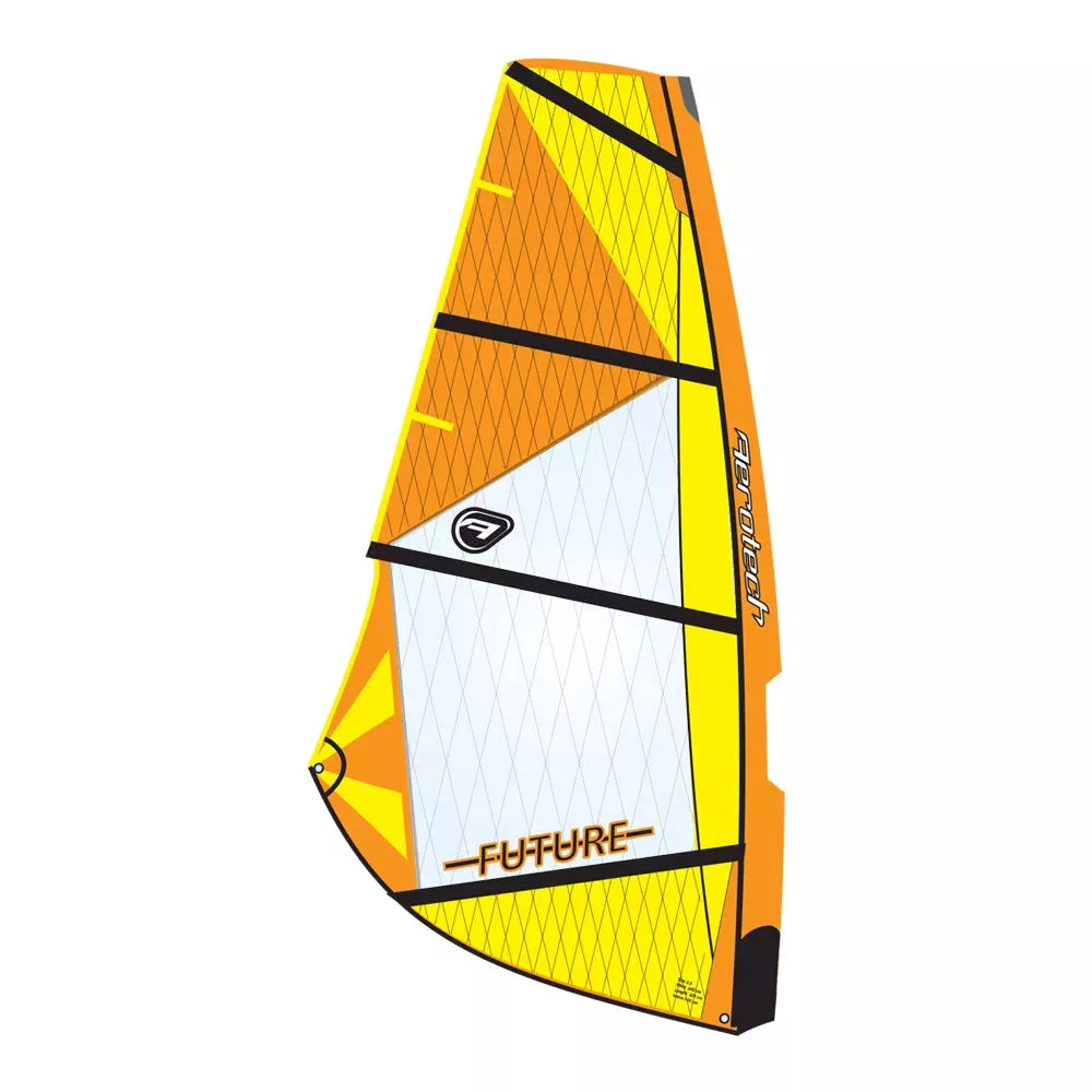 Aerotech Sails Aerotech Future Complete Rig Yellow Windsurfing Sail – Image 2