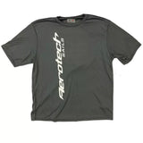 Aerotech Sails Aerotech Short Sleeve Sun Shirt Graphite Large Mens Rashguard – Image 1
