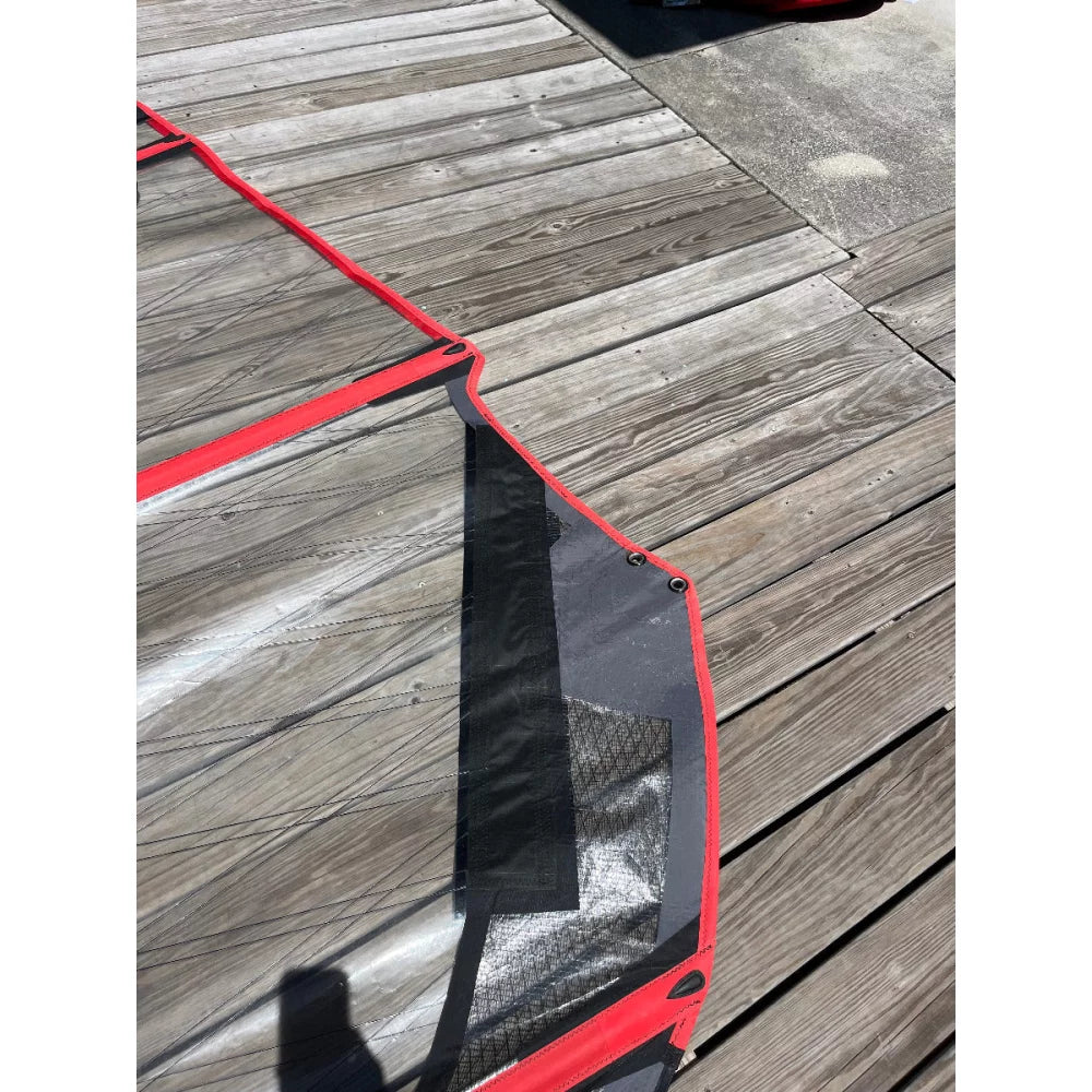 Aerotech Sails Charge 5.5 Red/Blk Used Windsurfing Sail Used – Image 3