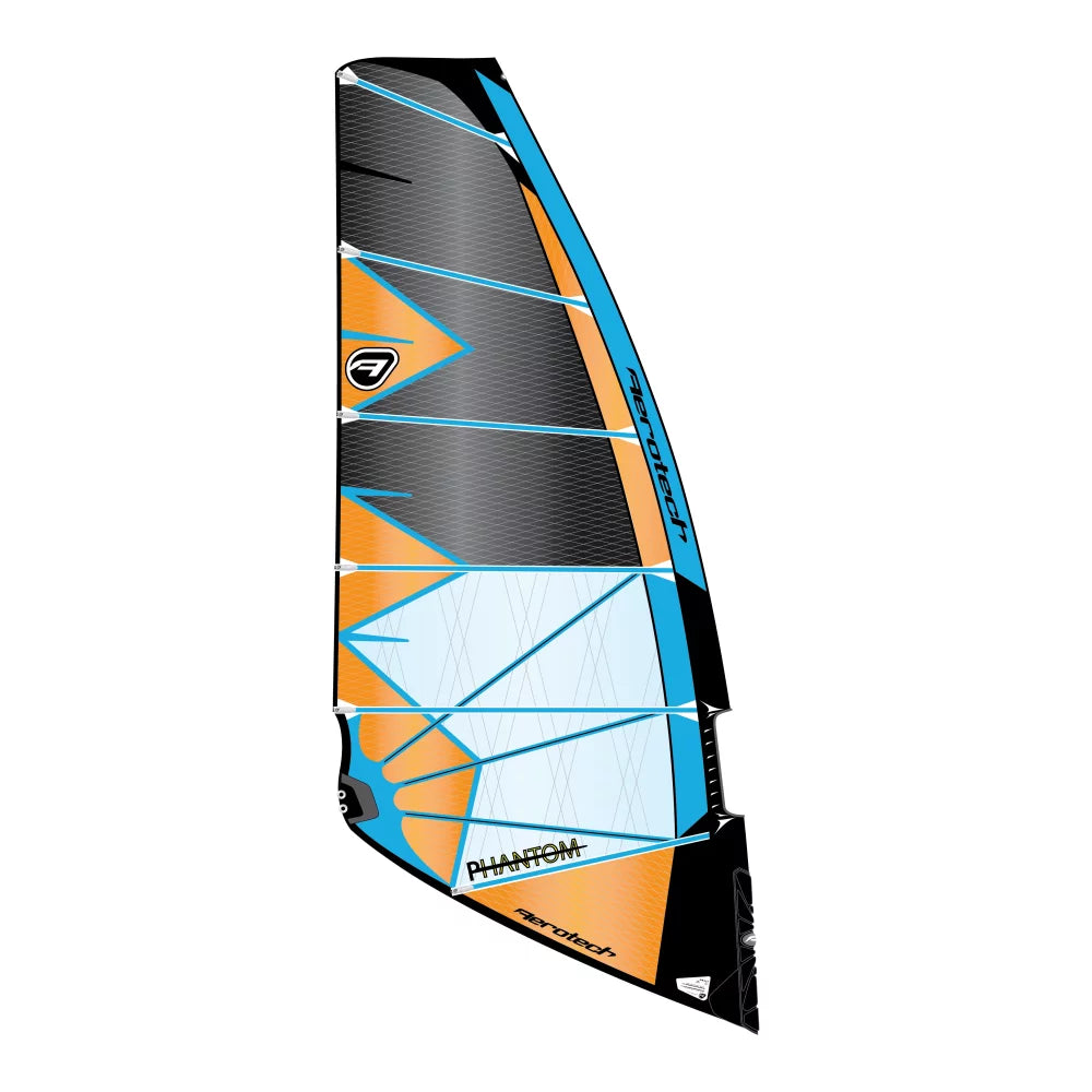 Aerotech Sails Phantom Windsurf Sail Orange Windsurfing Sail – Image 1