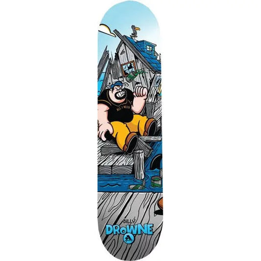 All I Need Drowne Brewtus deck 8" Skateboard Deck – Image 1