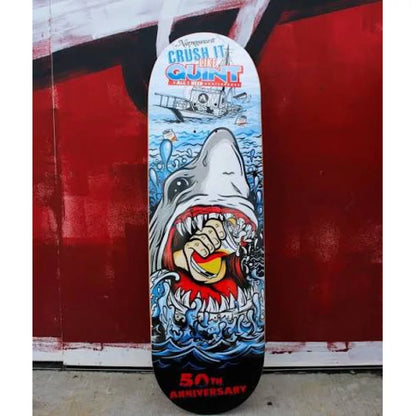 All I Need NARRAGANSETT BEER 50th anniversary JAWS deck 8.25" Skateboard Deck – Image 1