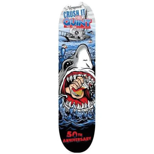 All I Need NARRAGANSETT BEER 50th anniversary JAWS deck 8.25" Skateboard Deck – Image 2