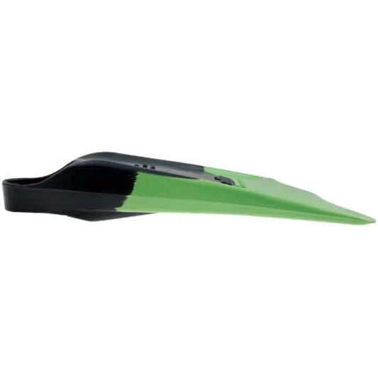 Ally Floating Swim Fins, Black/Green Surf Accessory – Image 1