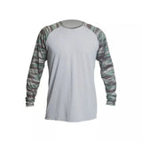 Anetik Remix Raglan Tech Long Sleeve Shirt Camo Small Mens Shirts – Image 1