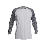 Anetik Remix Raglan Tech Long Sleeve Shirt Stealth Camo Medium Mens Shirts – Image 1