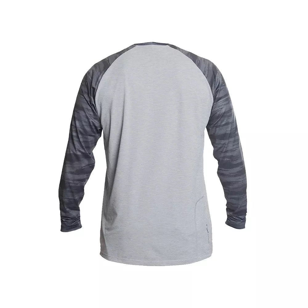 Anetik Remix Raglan Tech Long Sleeve Shirt Stealth Camo Medium Mens Shirts – Image 2