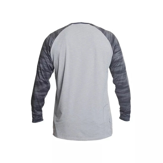 Anetik Remix Raglan Tech Long Sleeve Shirt Stealth Camo Medium Mens Shirts – Image 2