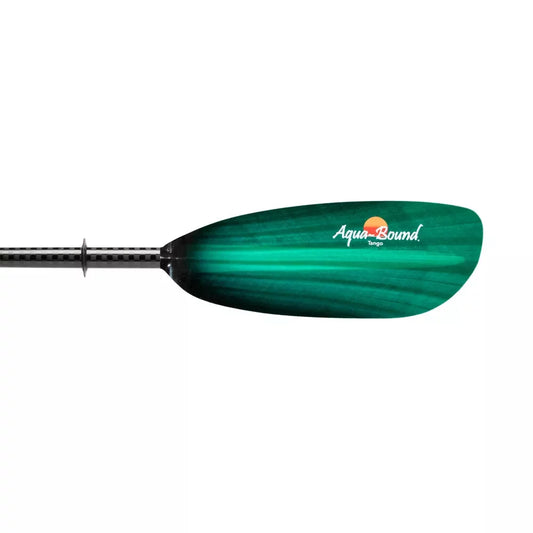 Aqua-Bound Aqua Bound Tango Fiberglass 2-Piece Bent Shaft Kayak Paddle 230 Green Tide – Image 2