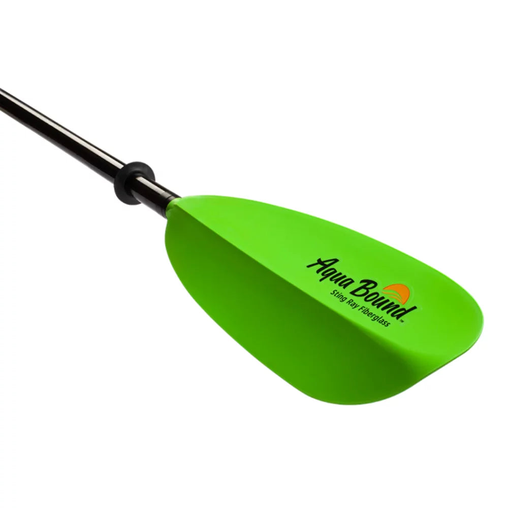 Aqua-Bound Sting Ray Fiberglass 2-Piece Snap-Button Kayak Paddle – Image 1