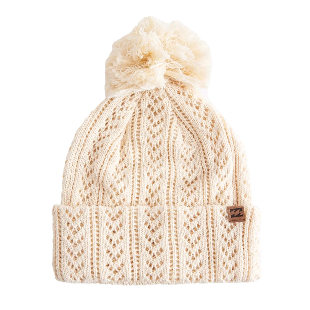 Billabong Autumn Pom Beanie White Cap