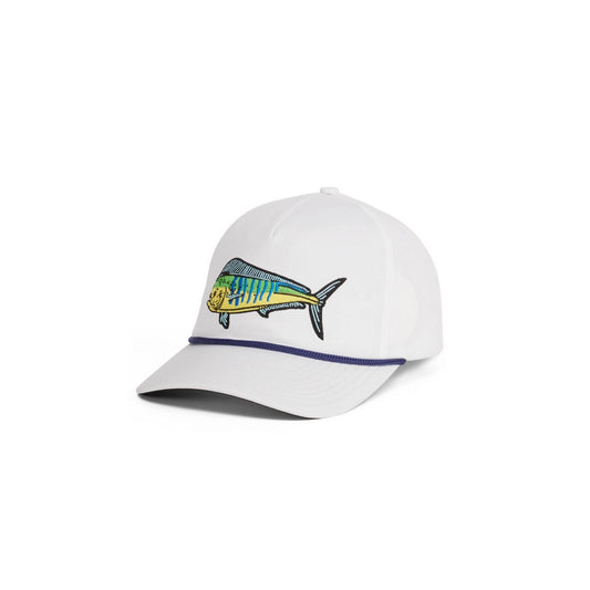 AVID Gamefish Retro Camper Hat White