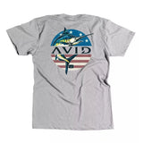 AVID Legend Short Sleeve Tee Heather Grey Medium Mens Shirts – Image 1