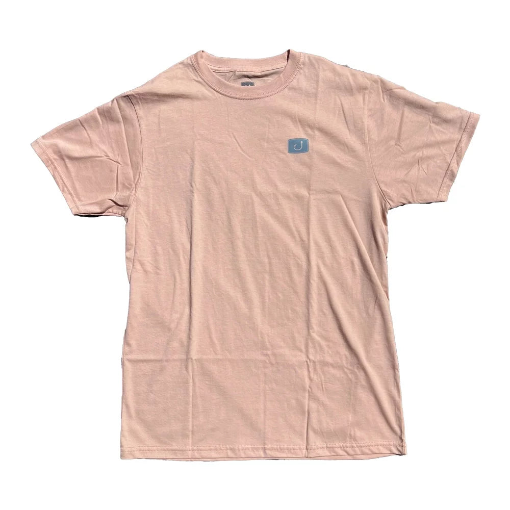 Avid Marlin Camo Icon Short Sleeve Tee Coral Large Mens Shirts – Image 1
