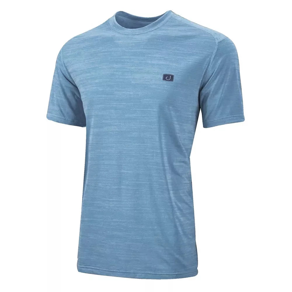AVID Pacifico Performance Short Sleeve Shirt Blue Heaven Small Mens Shirts – Image 1