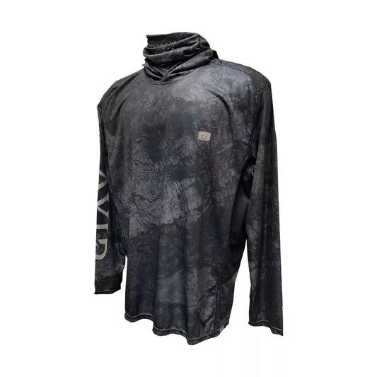 AVID RealTree Apex AVIDry 50+ UPF Hoodie Black Large Mens Sweaters – Image 1