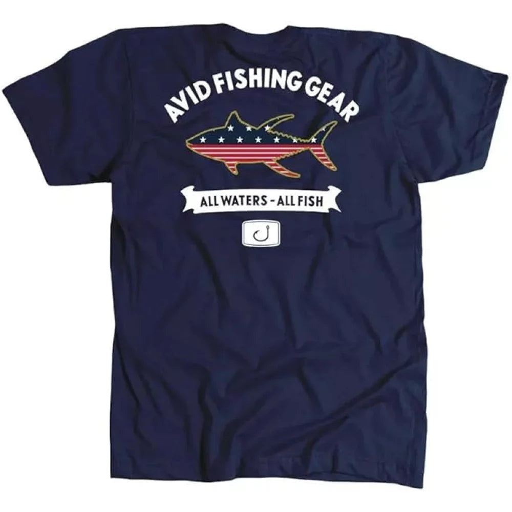 AVID Tuna Mericana Short Sleeve Tee Mens Shirts – Image 1