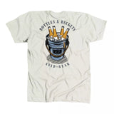 AVID Bottles & Buckets Short Sleeve Tee Bone Small