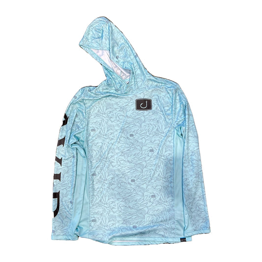 Avid Gamefish AVIDry Logn Sleeve UPF50+ Jersey Hoodie Seafoam Medium