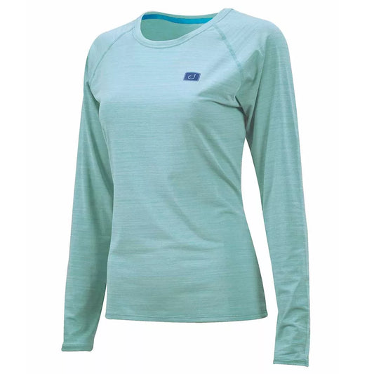 AVID Women's Pacifico Crew Long Sleeve Shirt Seafoam Small